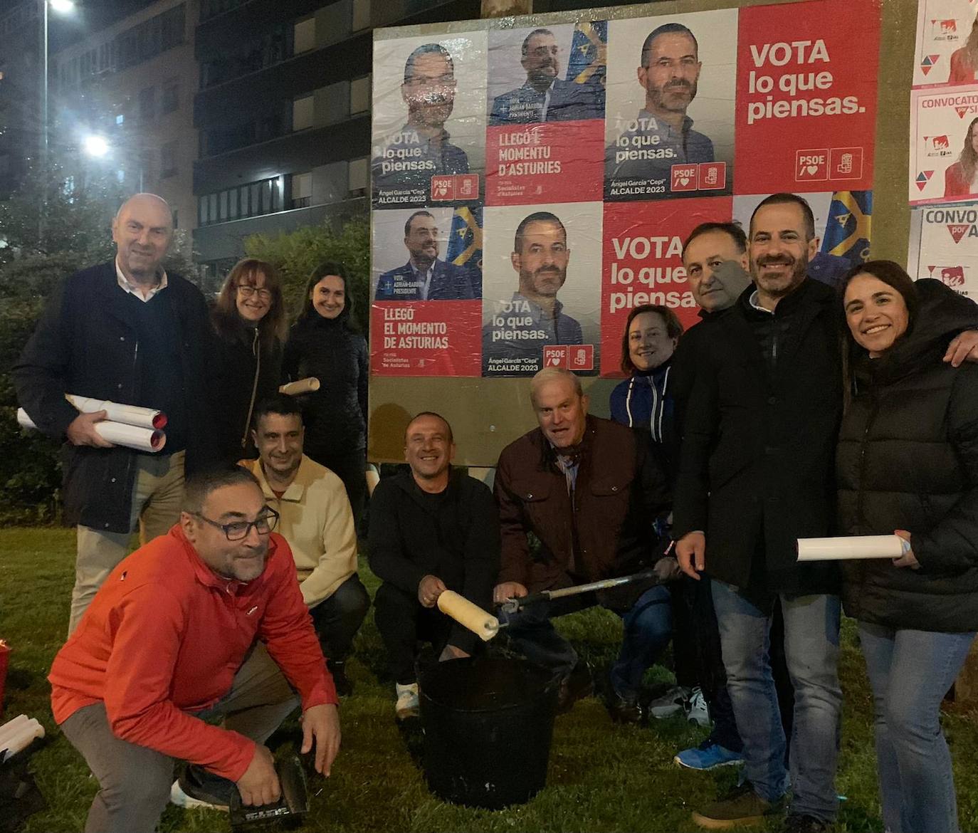 Así comenzó la campaña electoral en Asturias