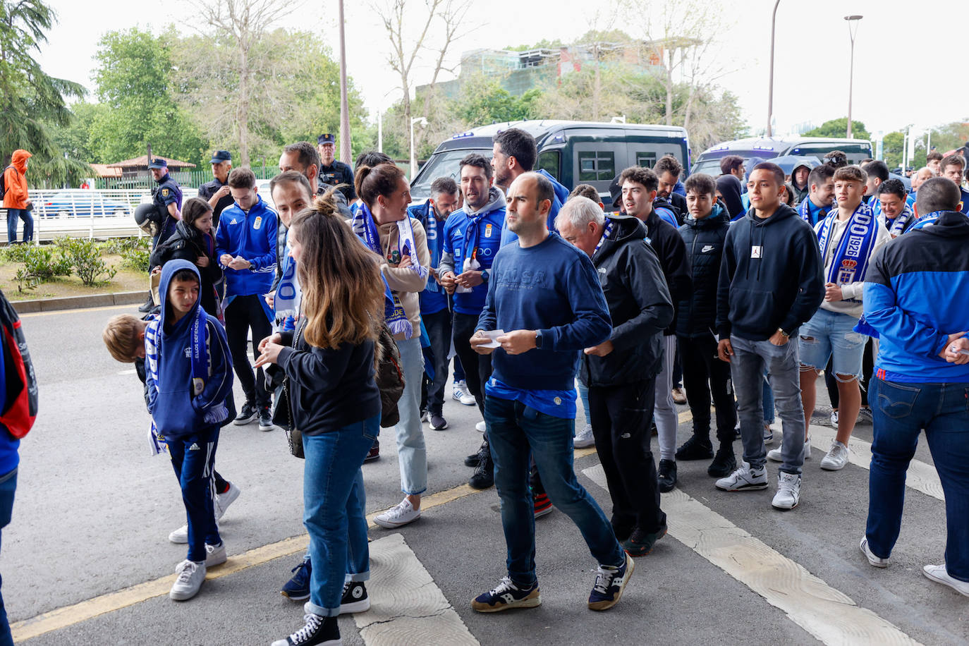 Todas las imágenes del ambiente previo al partido