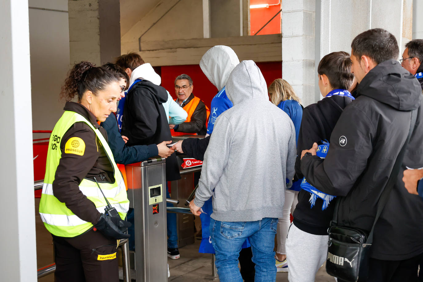 Todas las imágenes del ambiente previo al partido