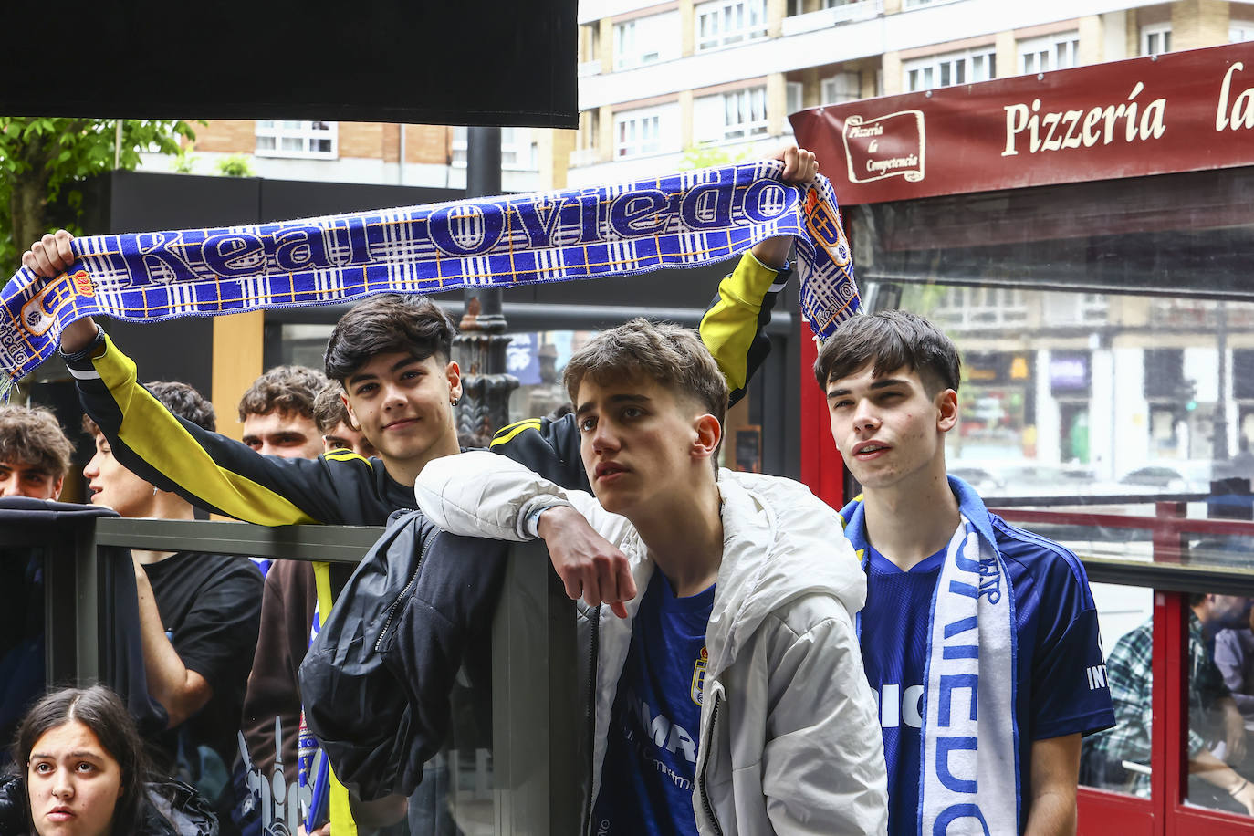 El derbi se vivió también en los bares de Oviedo