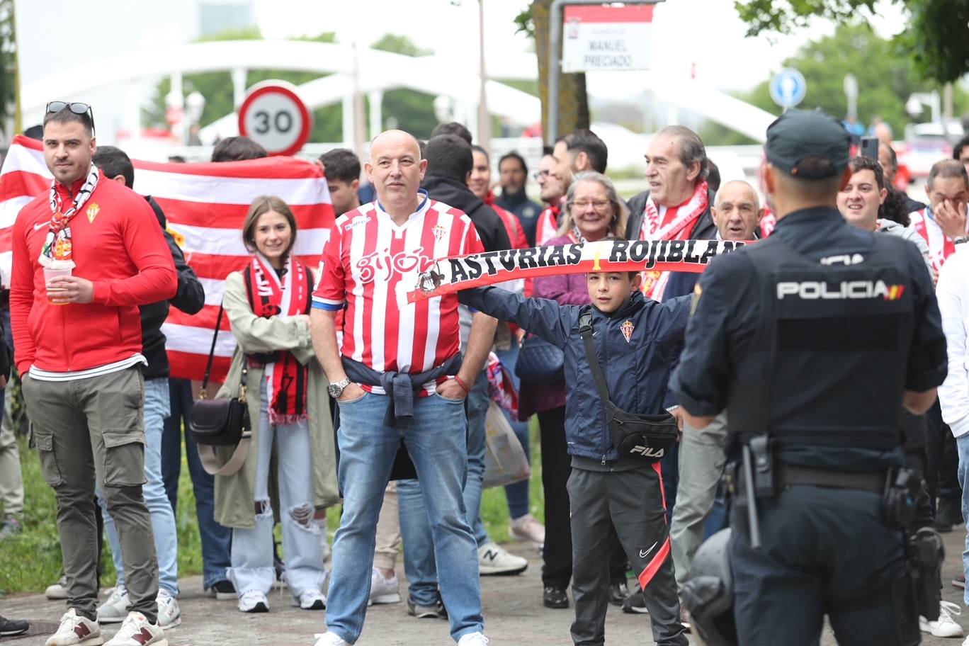 Todas las imágenes del ambiente previo al partido