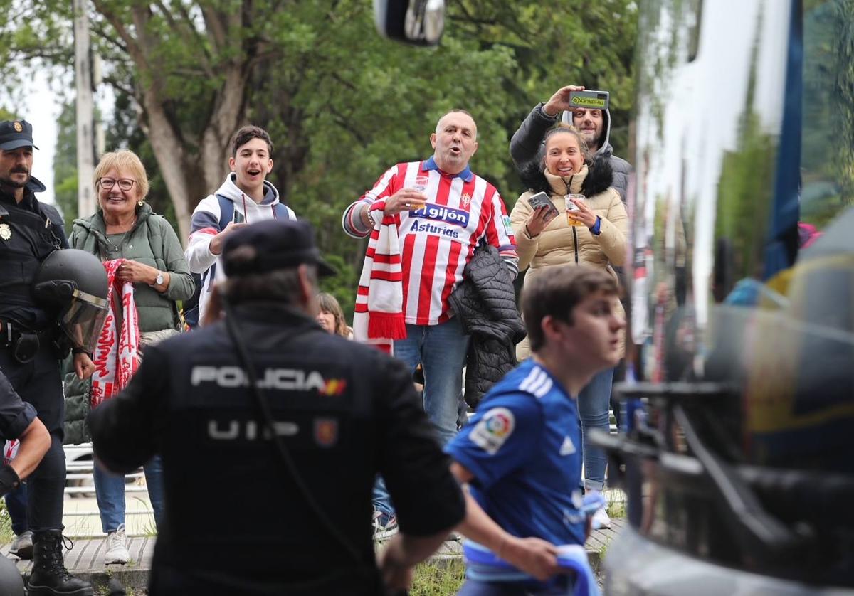 Todas las imágenes del ambiente previo al partido