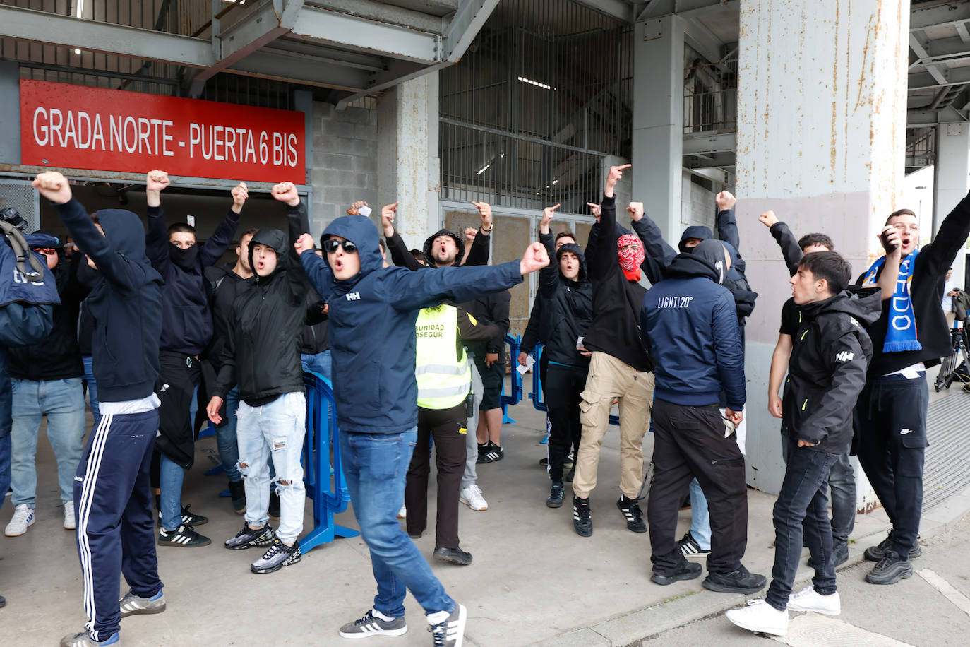 Todas las imágenes del ambiente previo al partido