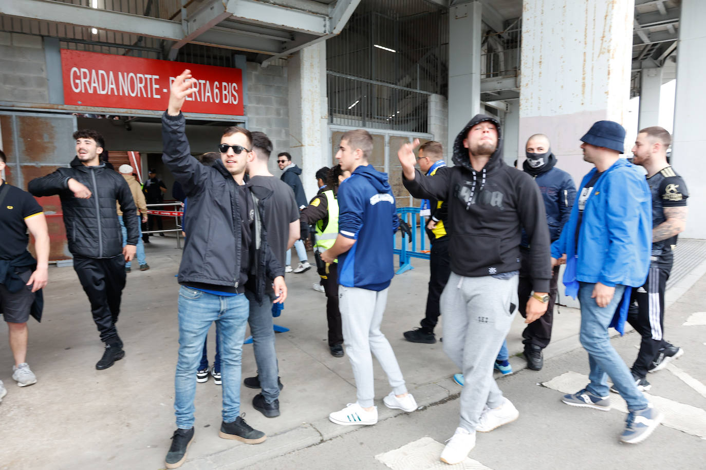 Todas las imágenes del ambiente previo al partido