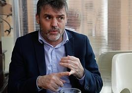 Luis Fanjul, durante la entrevista.