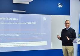 Canga cifra en 2.000 millones de euros los fondos europeos que perdió Asturias «por la desidia y pereza» del PSOE