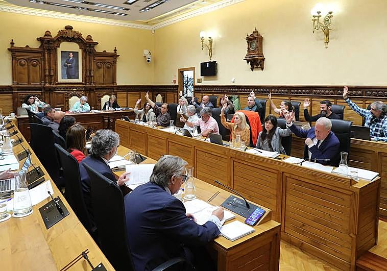 Pleno del Ayuntamiento de Gijón.