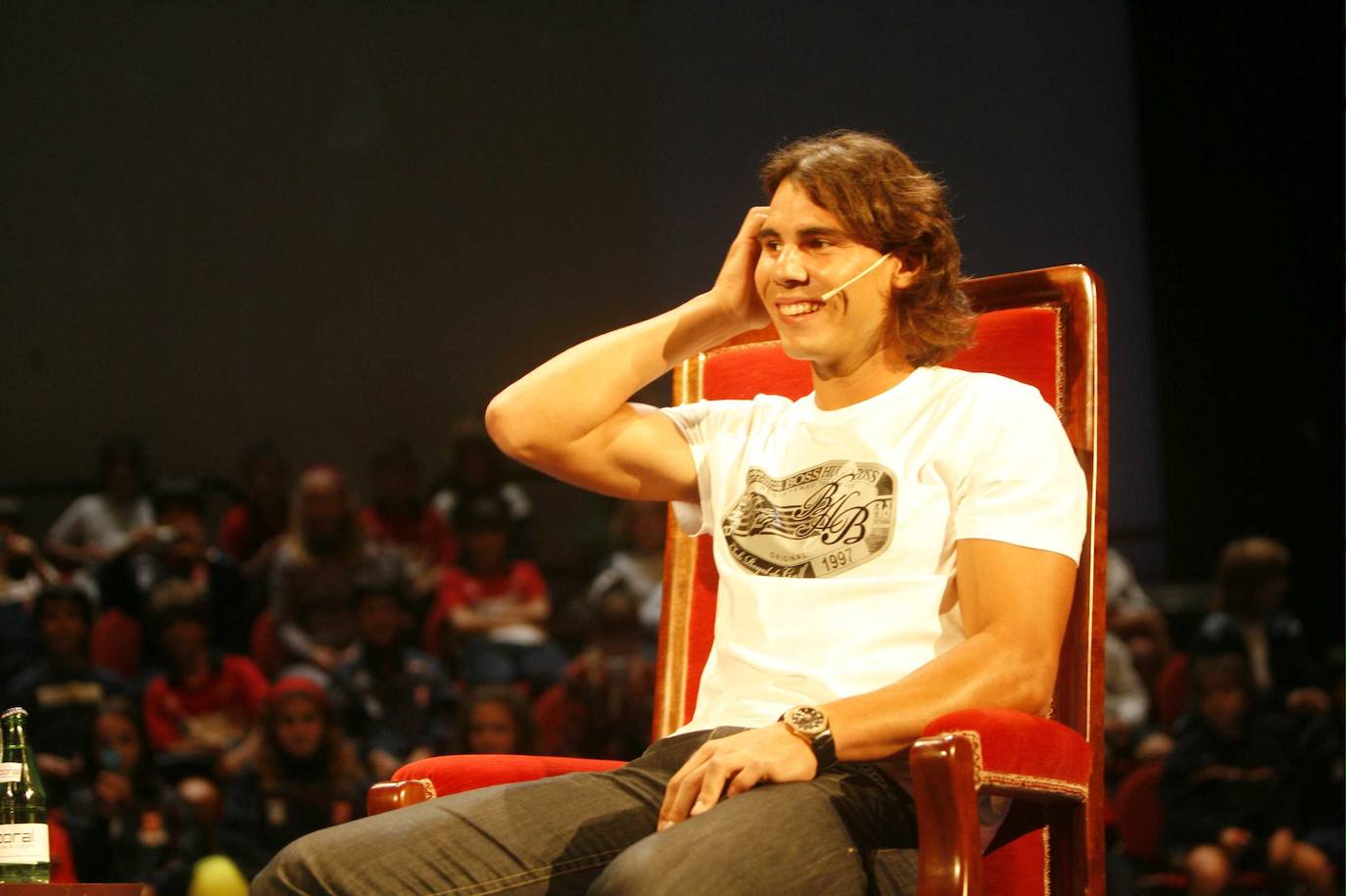 Nadal, en el Teatro de la Laboral en el año 2008