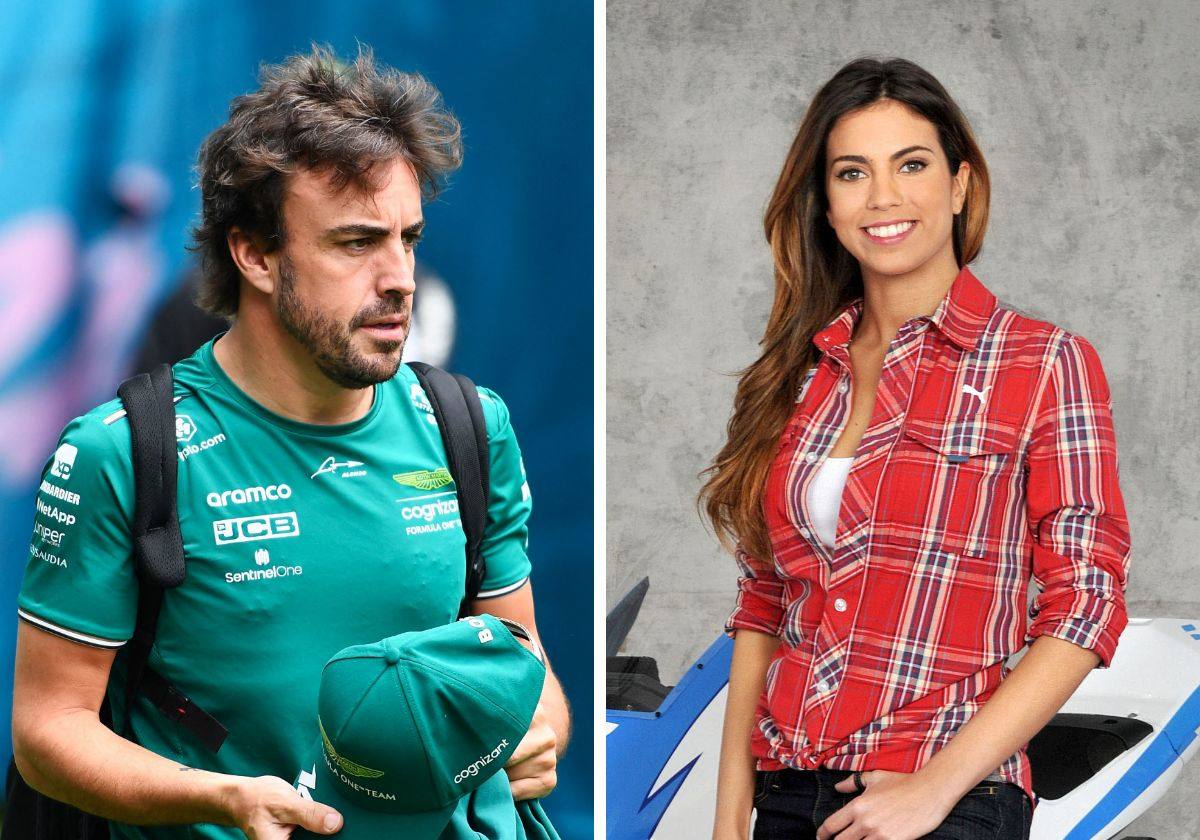 Fernando Alonso y Melissa Jiménez.