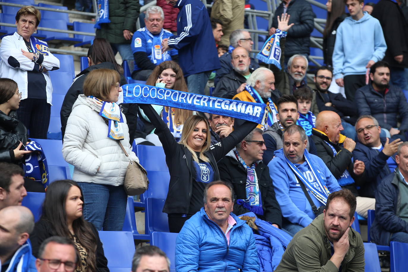 ¿Estuviste en el Tartiere? ¡Búscate en las fotos del último partido del Oviedo en casa!