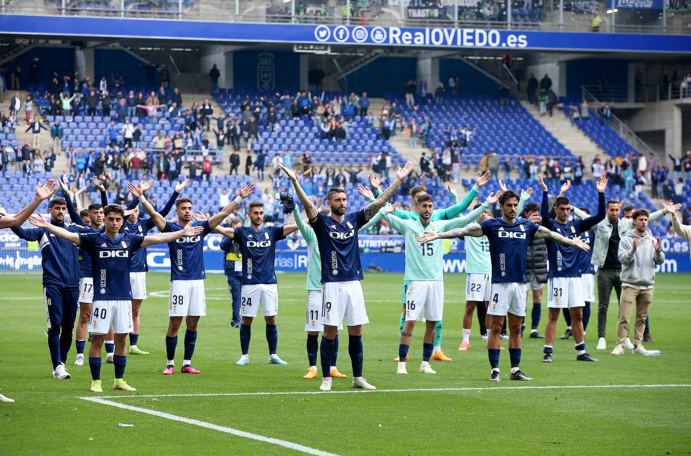 Las mejores imágenes del Oviedo 1 - 0 Racing