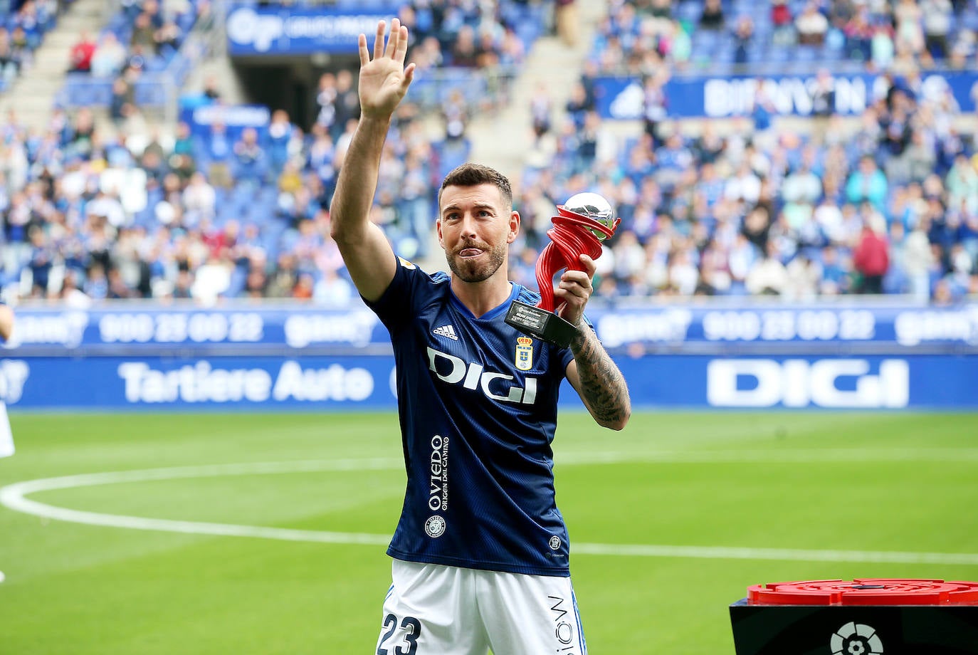 Las mejores imágenes del Oviedo 1 - 0 Racing