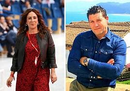 Pilar Huerta, secretaria de Movilización de la FSA. Ignacio Cifuentes, presidente del PP de Sariego.