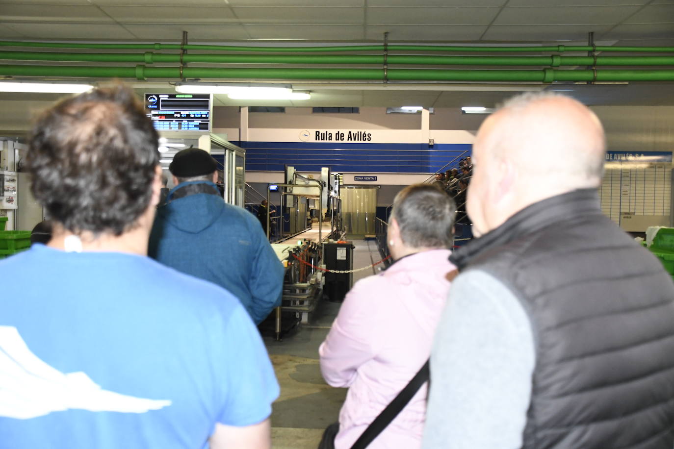 Así ha sido la subasta del primer bonito en la rula de Avilés