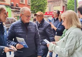 Pilar Fernández Pardo, Diego Canga y Pablo González.