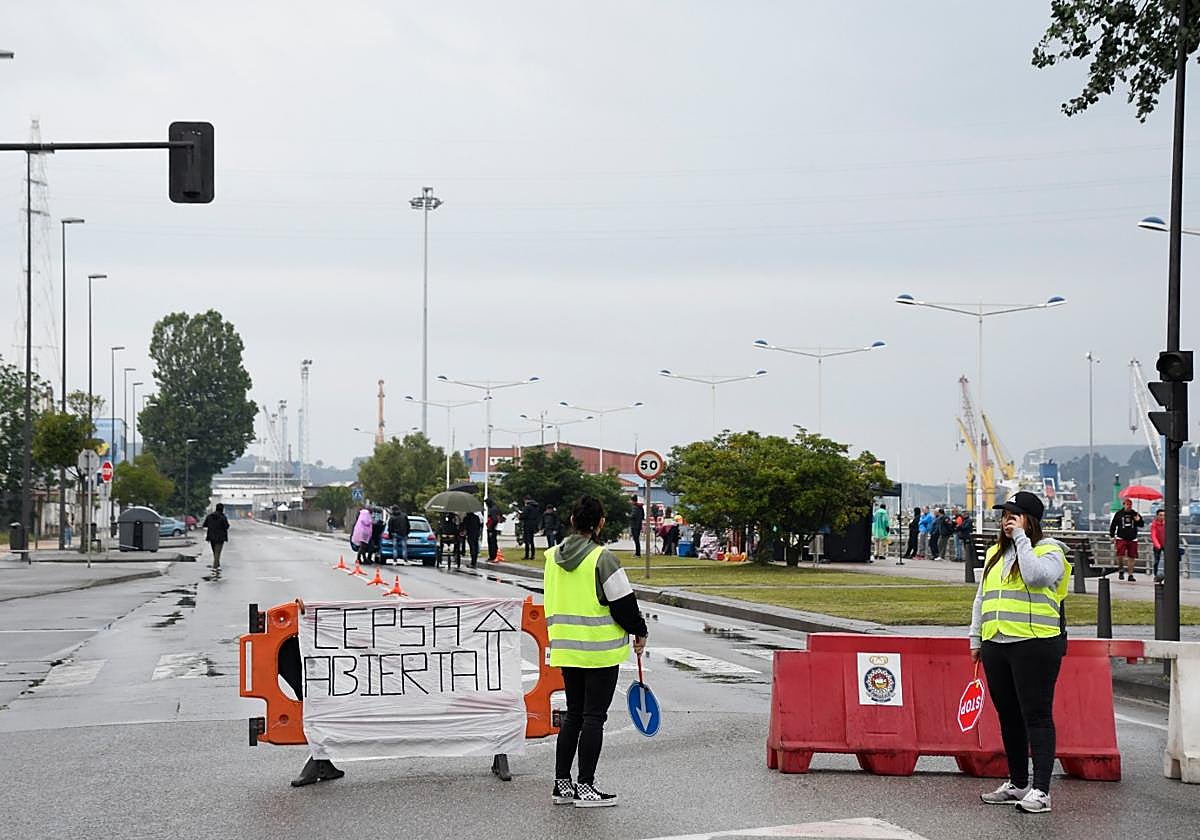 Cortes de tráfico el pasado fin de semana en la avenida Conde Guadalhorce, una de las vías que también se verán afectadas en esta ocasión.