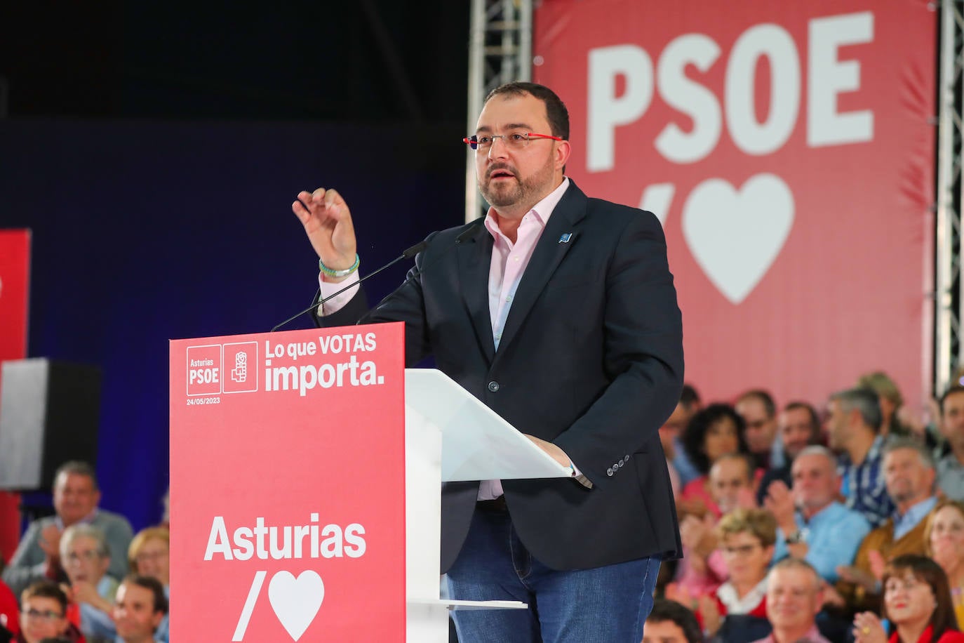 Pedro Sánchez, en Gijón