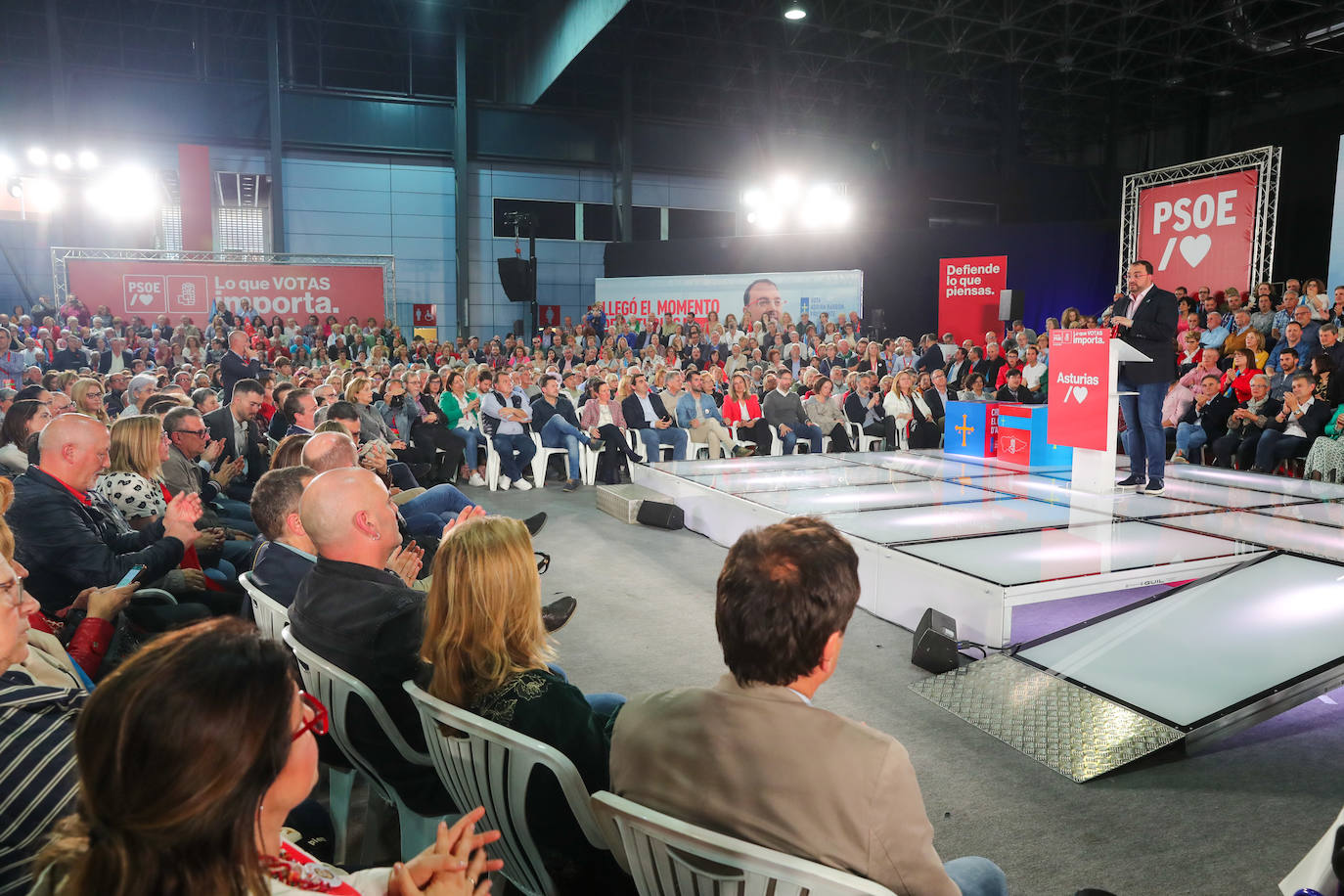 Pedro Sánchez, en Gijón