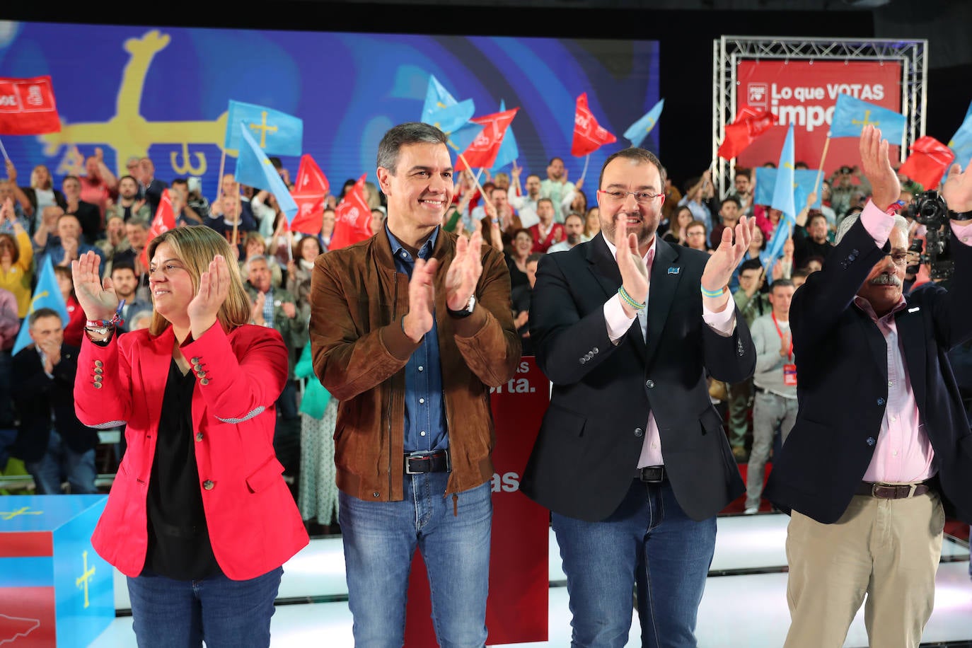 Pedro Sánchez, en Gijón