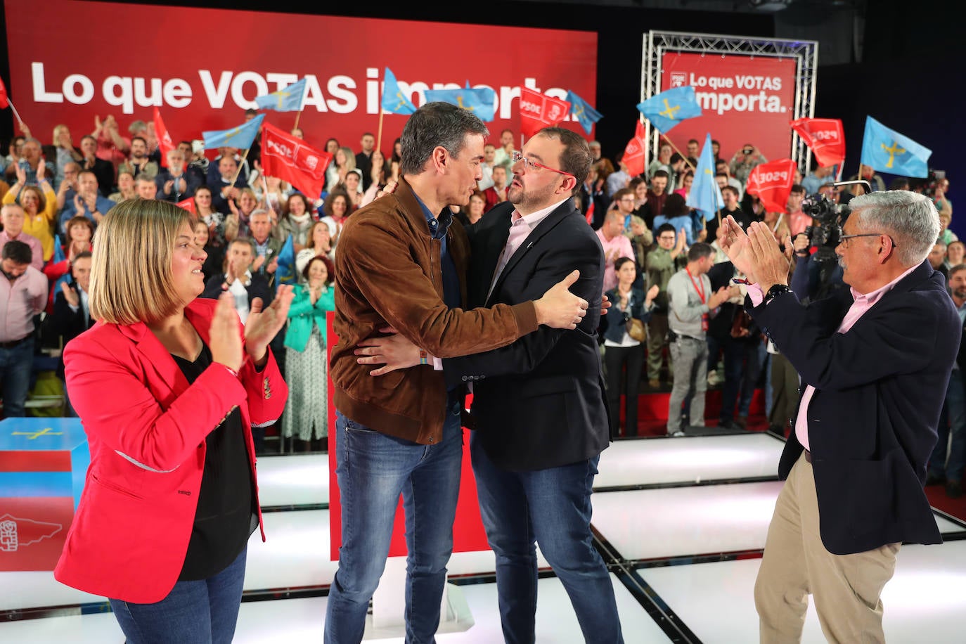 Pedro Sánchez, en Gijón