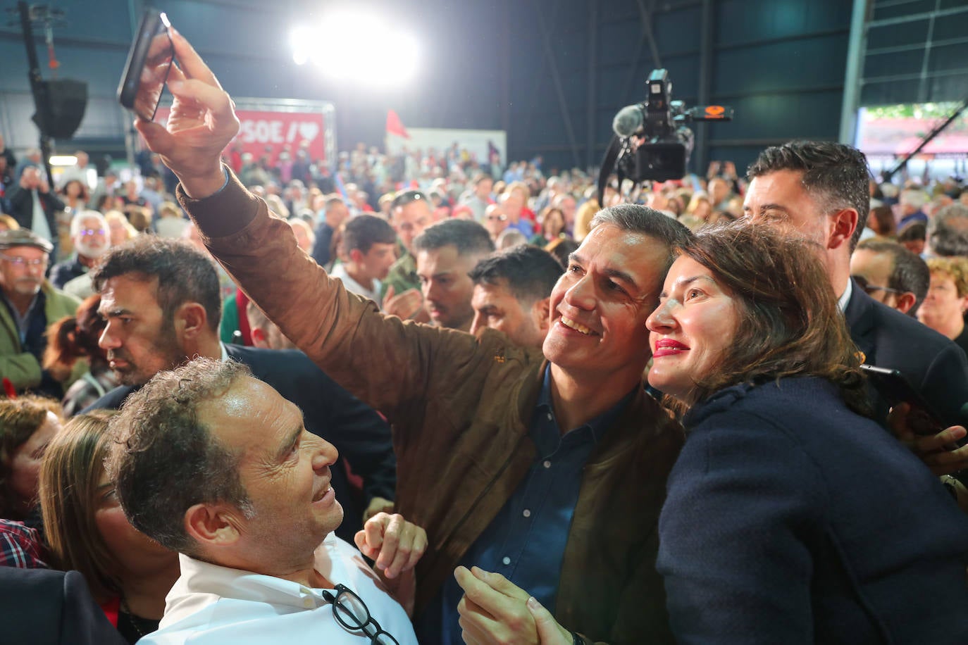 Pedro Sánchez, en Gijón