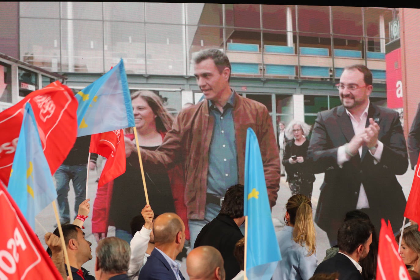 Pedro Sánchez, en Gijón