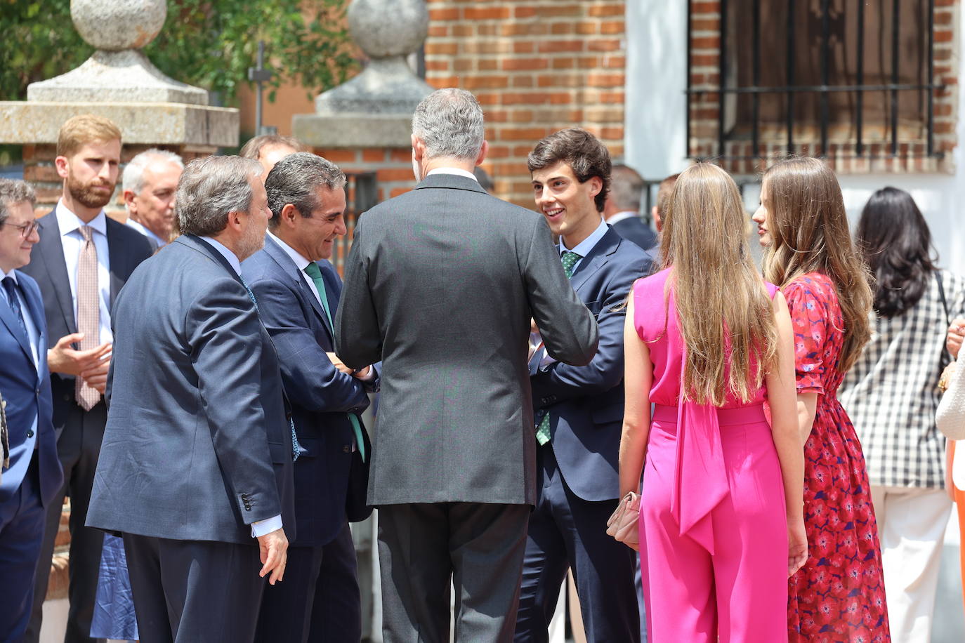 Armonía de color en la confirmación de la infanta Sofía