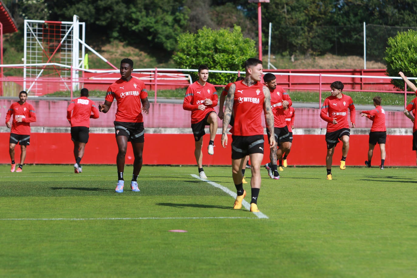 Entrenamiento del Sporting (25/05/23)