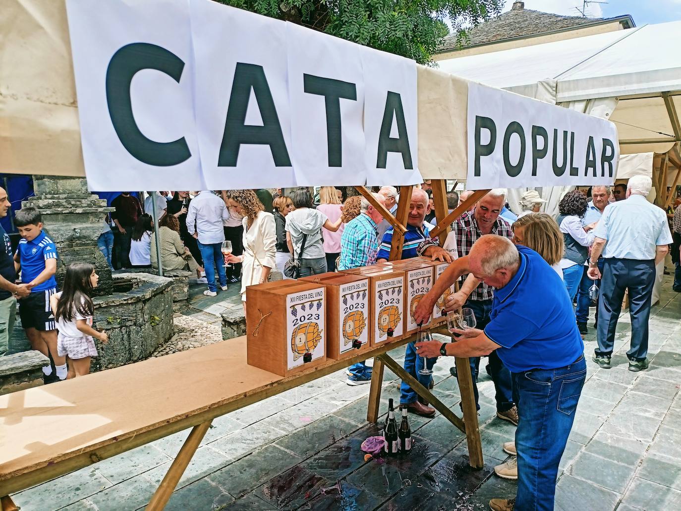 El blanco verdín, protagonista en la Fiesta del Vino de Ibias