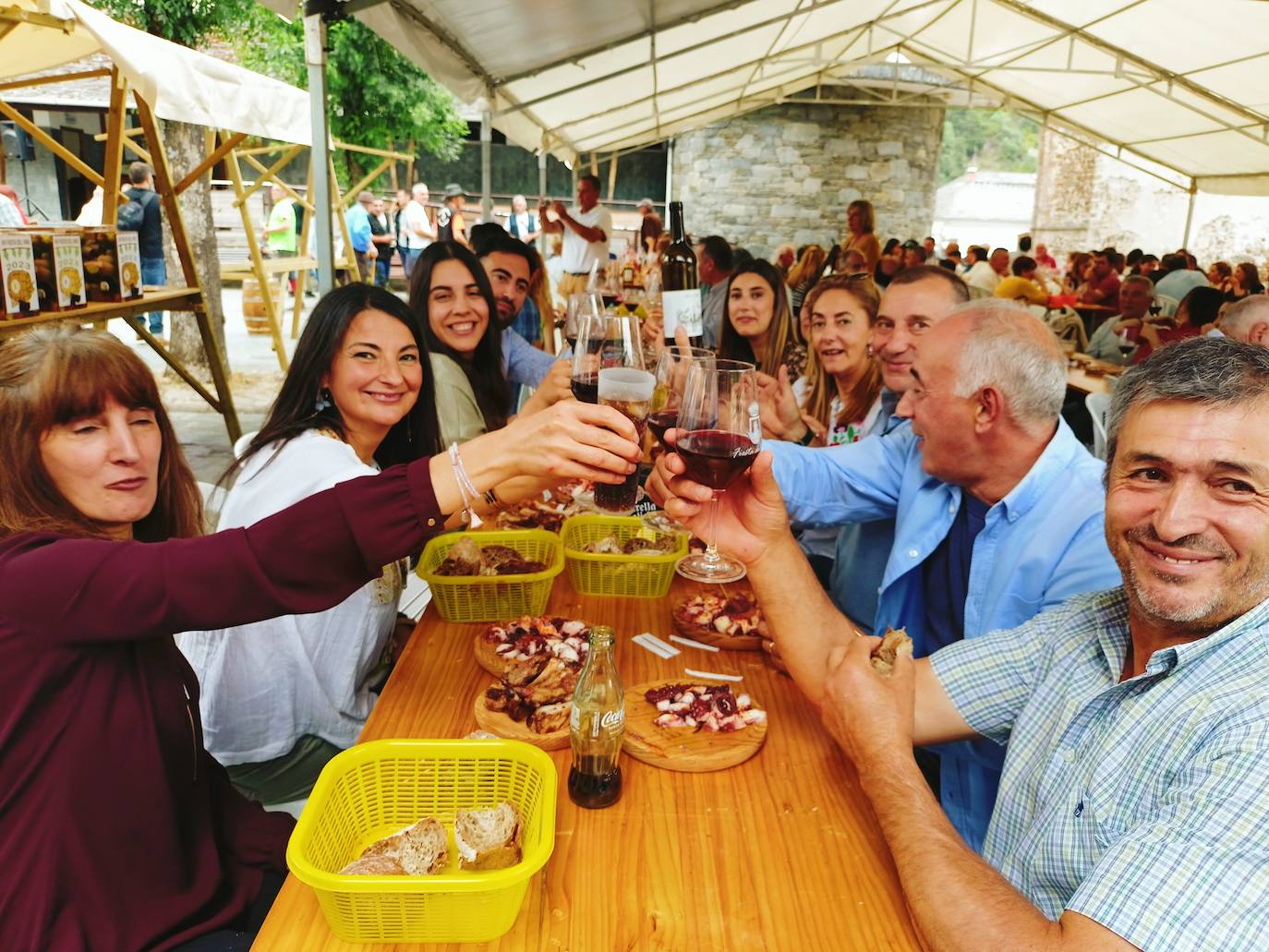 El blanco verdín, protagonista en la Fiesta del Vino de Ibias