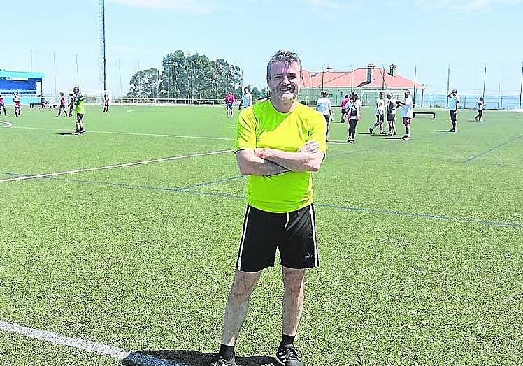 Luis Fanjul tuvo una jornada intensa, con partido incluido.