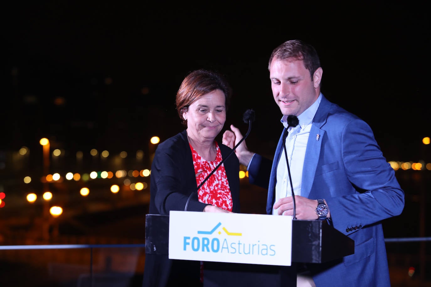 Así celebra Foro el resultado de las elecciones en Gijón