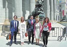 Diputados asturianos en la XIV legislatura.