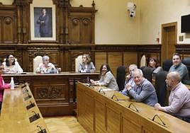 Última reunión de la Junta de Gobierno en el Ayuntamiento de Gijón celebrada el viernes 26 de mayo.
