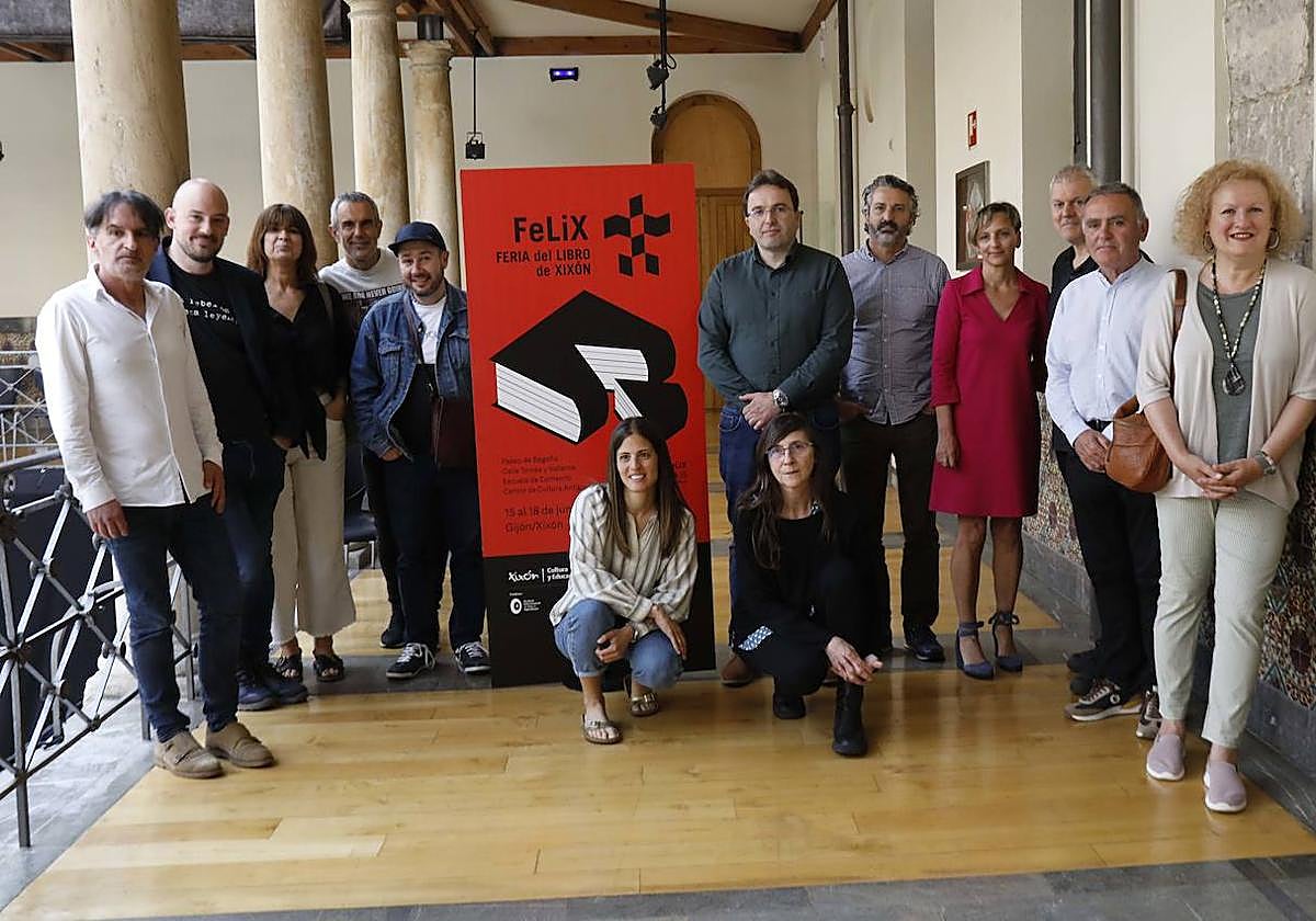 Presentación de la Feria del libro de Gijón en el Antiguo Instituto.