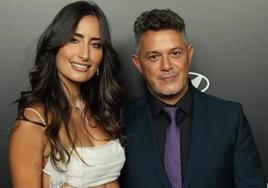 Rachel Valdés y Alejandro Sanz, en una de las últimas celebraciones del cumpleaños de la artista.