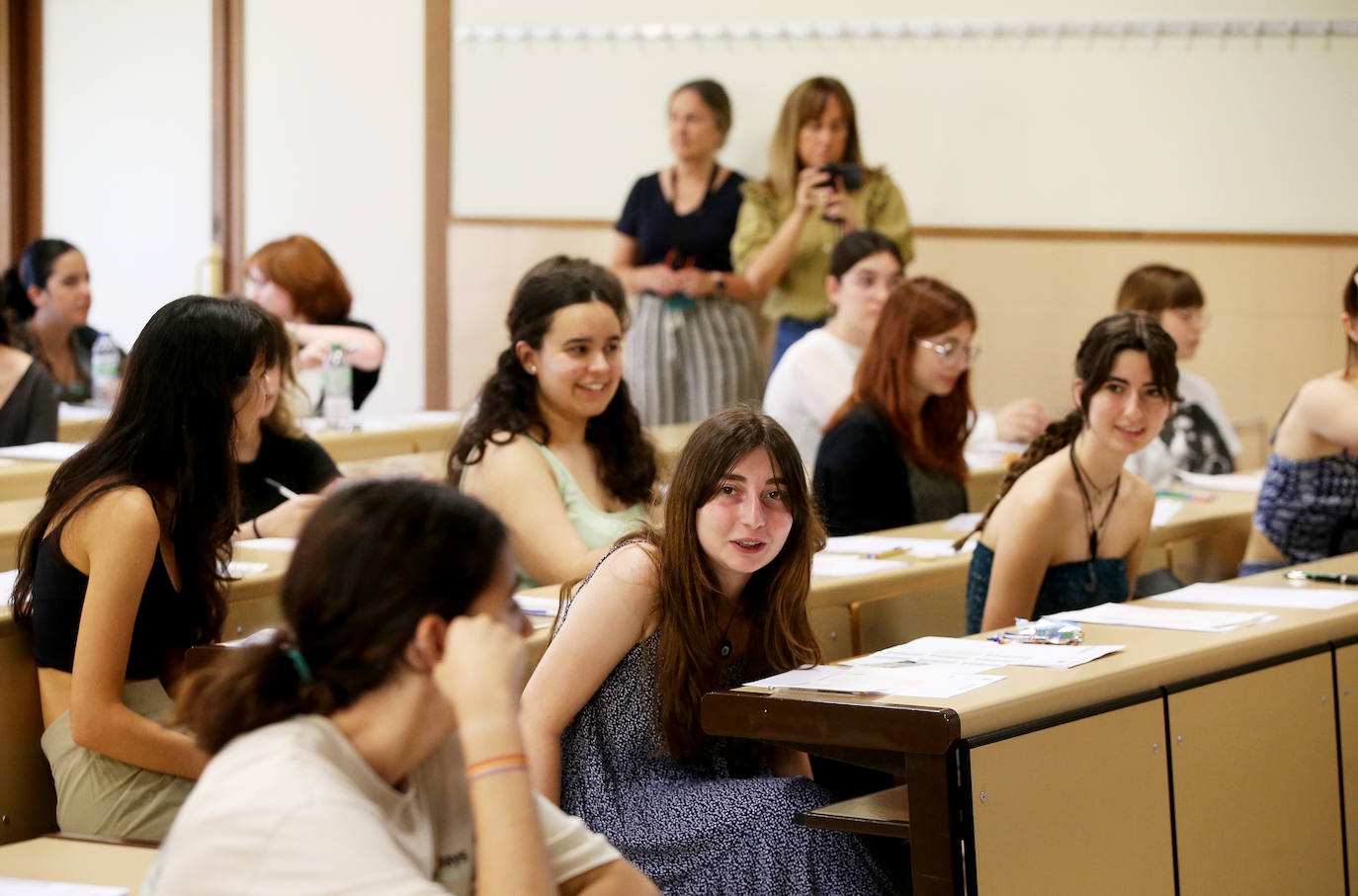 La primera jornada de la EBAU en Asturias, en imágenes