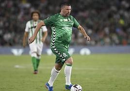 Diego Tristán, en el partido homenaje a Joaquín.