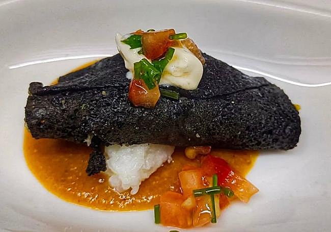 El pincho Black Power, de Café El Carmen, ganador del tercere premio.