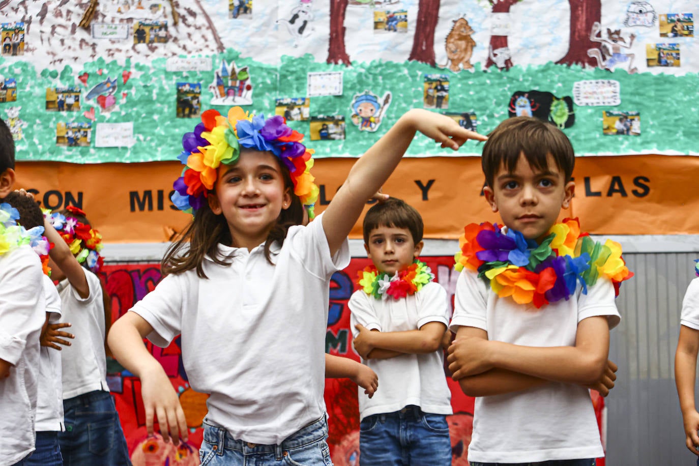 Una graduación infantil a ritmo de Pipo Prendes