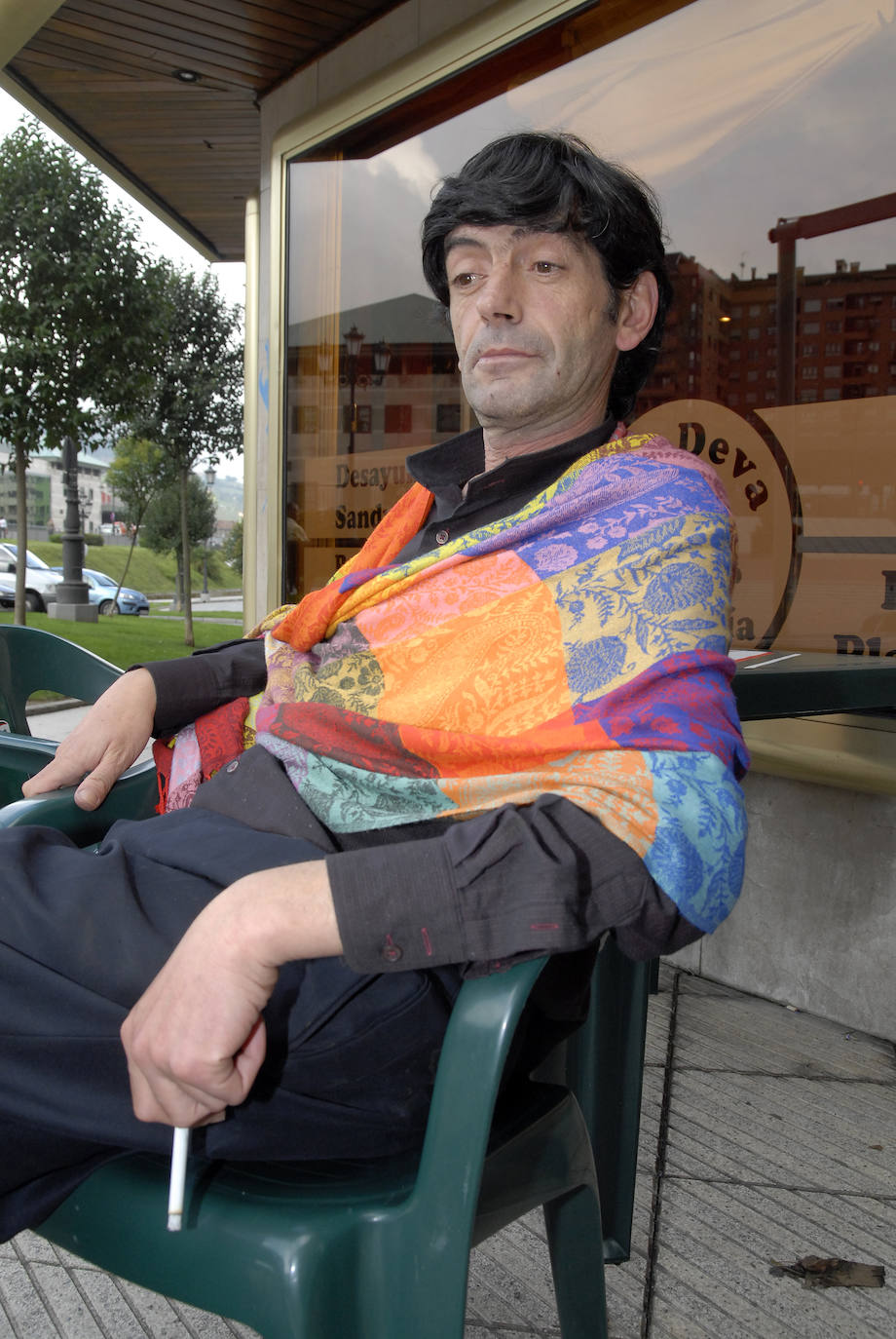 El artista. El pintor se dedicó al arte hasta el final. Falleció en 2020 a causa de un cáncer.