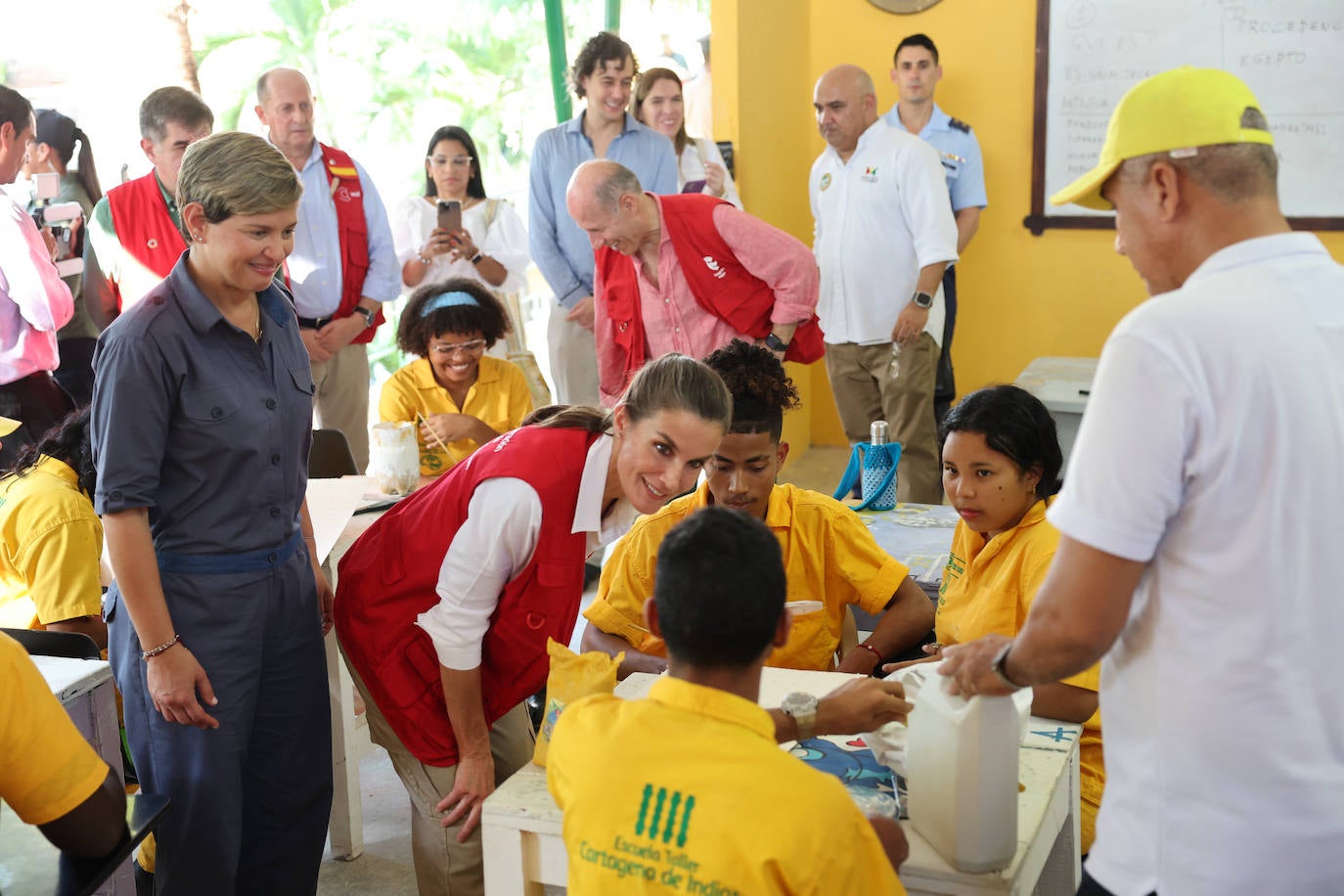 La visita de la reina Letizia a Colombia, en imágenes