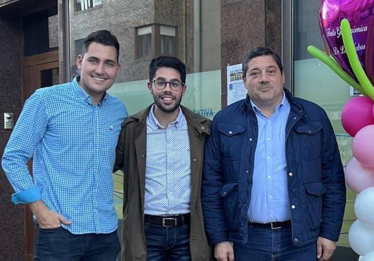 Alberto Benito, Javier Quesada Funes y José Manuel Pimentao.