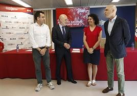 Manuel Rodríguez, Antonio Corripio, Begoña Fernández Espasande y Joaquín Miranda.