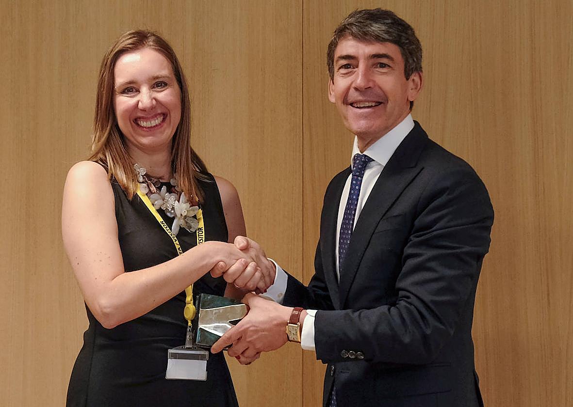 La periodista de EL COMERCIO Noelia A. Erausquin, Premio de Periodismo Accenture