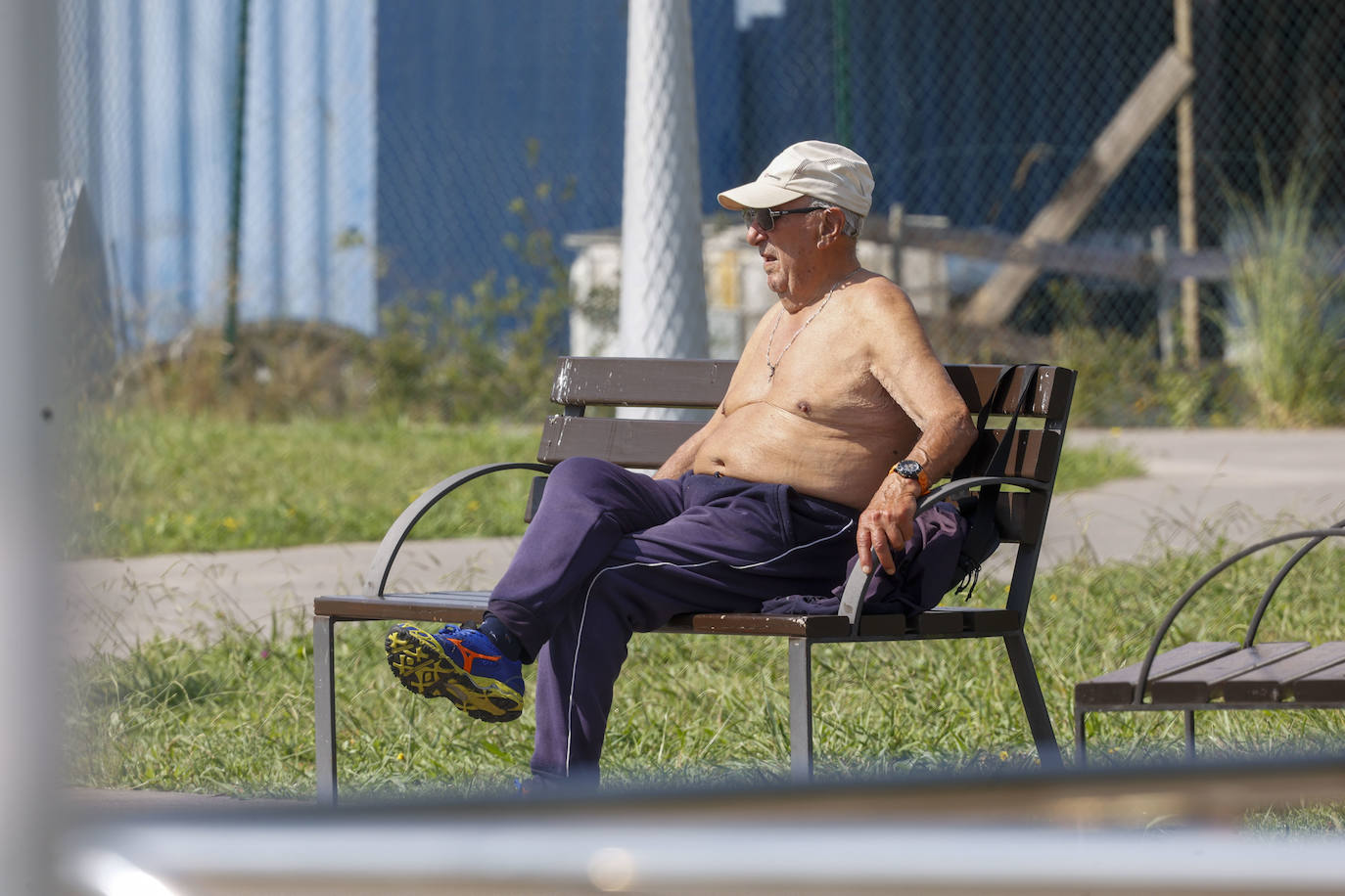 Gijón se refresca en la playa