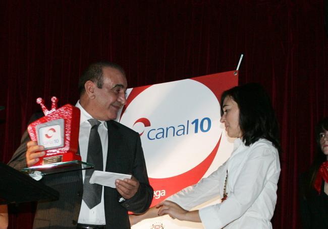 José Antonio Ochoa, en 2007, en los premios de Canal 10.