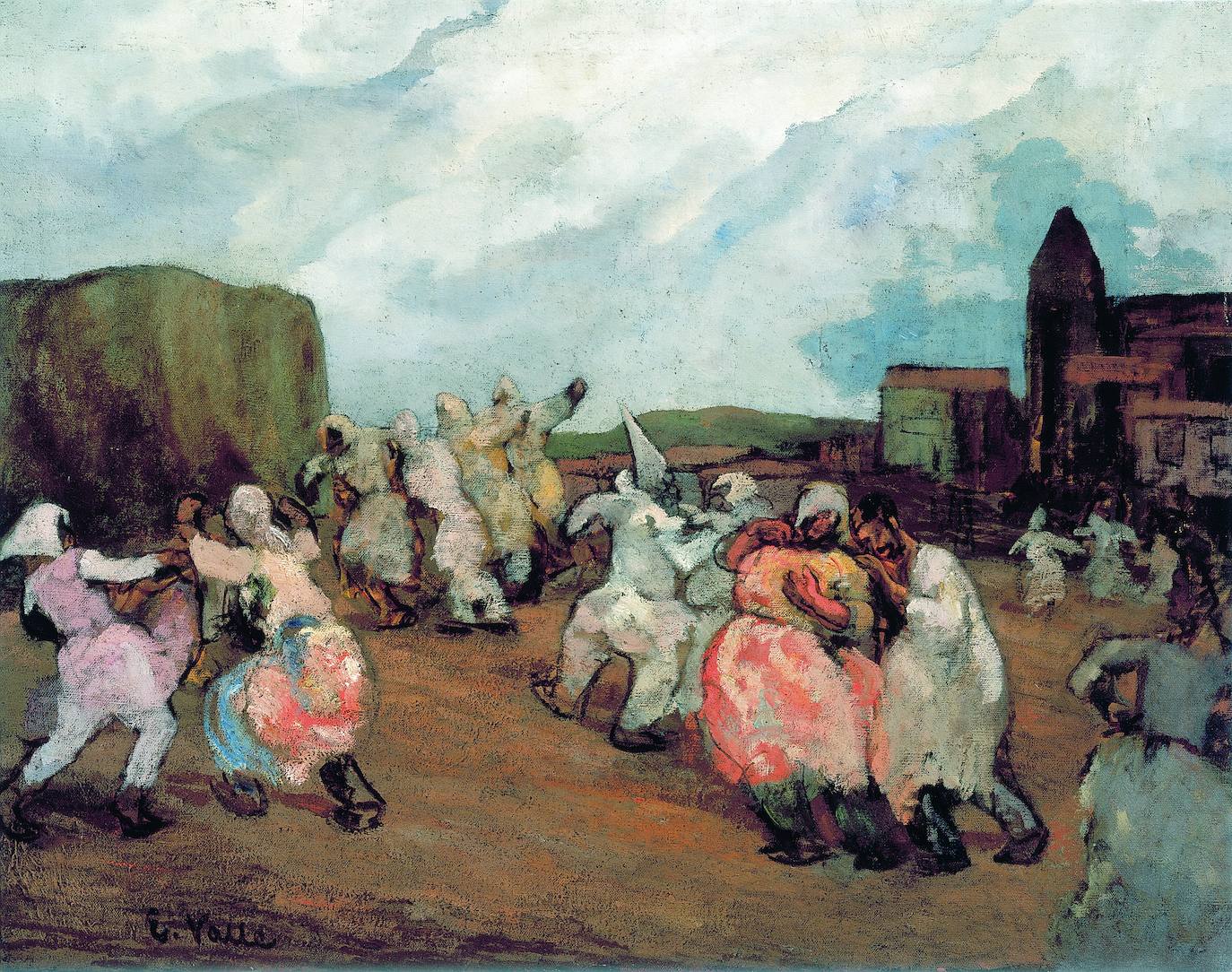 'Carnavalada', 1922, óleo sobre lienzo.