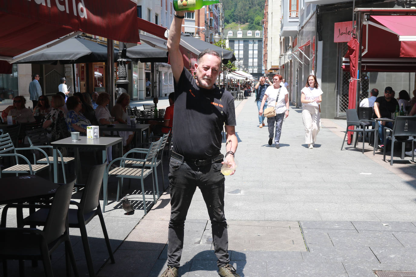 Asturias, a remojo para aliviar el calor