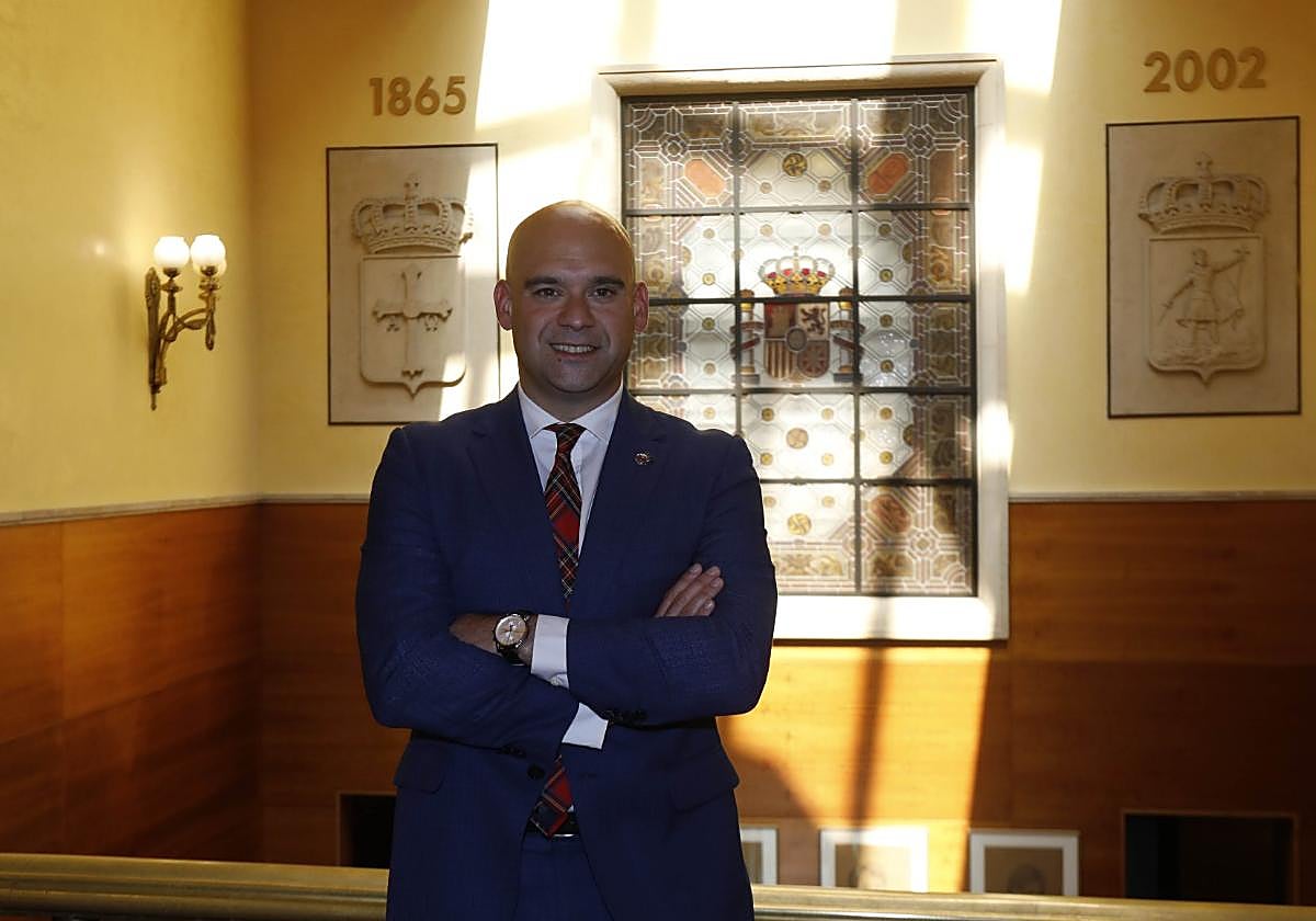 Jesús Martínez Salvador, en las dependencias de la Casa Consistorial.